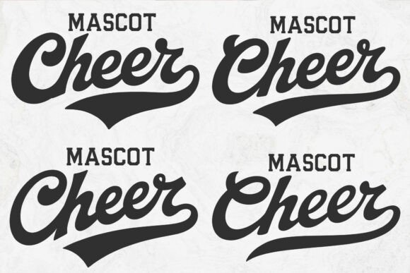 Cheerleading Team Template Svg: Graphics for Crafts