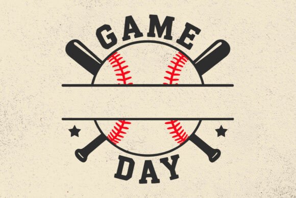 Game Day Baseball SVG: Graphics for Crafts & Brands