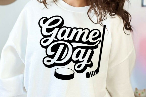 Game Day Hockey SVG for Crafts & Graphics