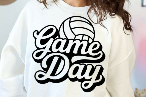 Game Day Volleyball SVG: Pro Graphics for Crafts