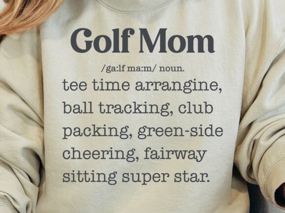 Golf Mom SVG: Graphics for Crafts
