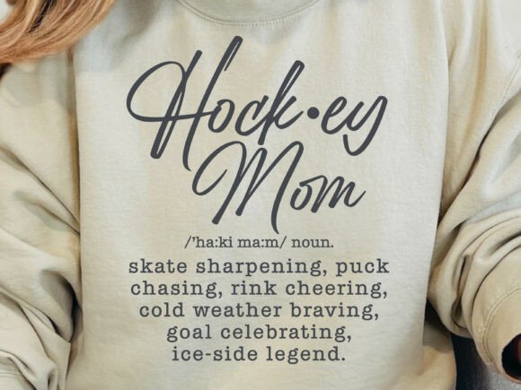 Hockey Mom SVG for Crafts and Graphics