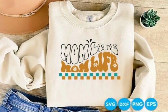 Mom Life Retro SVG: Elevate Crafts & Graphics