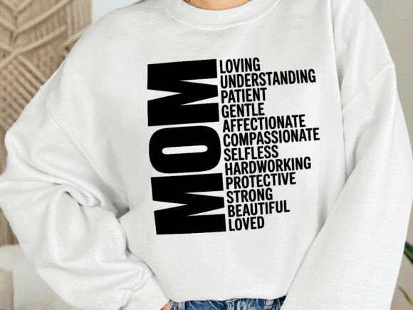 Mom Qualities SVG: Graphics for Crafts & Gifts