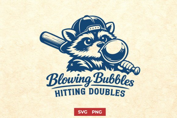 Review: Blowing Bubbles Hitting Doubles SVG PNG for Embroidery