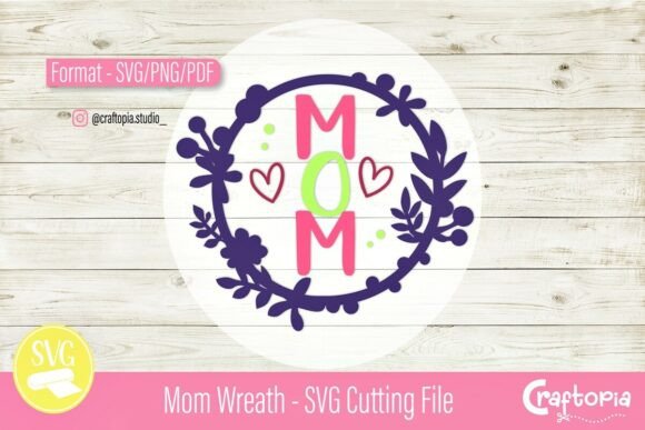 Reviewing the MOM Wreath SVG for Embroidery