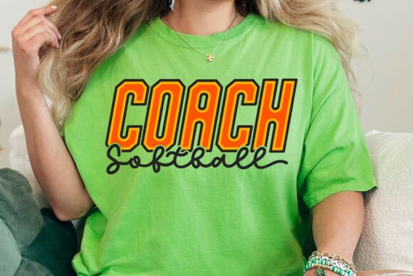 Softball Coach SVG: Graphics for Crafts & Branding