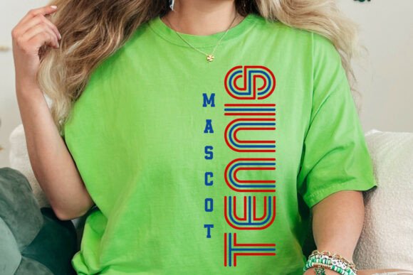 Tennis Team Mascot SVG: A Designer's Review for Embroidery
