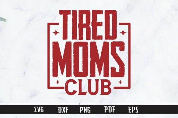 Trendy Retro Mom Graphics for Crafts