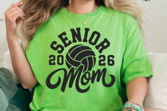 Volleyball Mom 2026 SVG: Graphics for Crafts